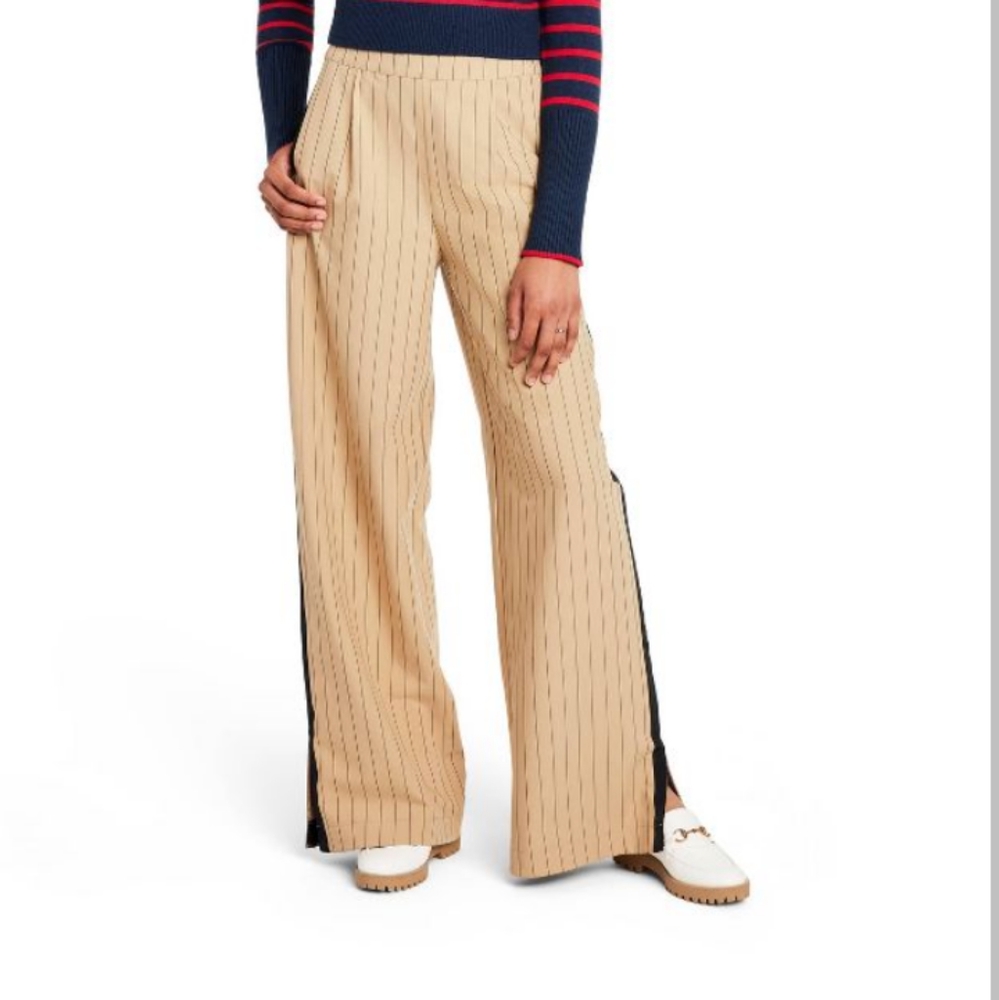 La ligne striped trousers